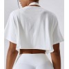Спортивная футболка Crop T-shirt model 45 (Bianco) Спортивная футболка Crop T-shirt model 45 (Bianco)